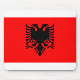 Flagge Albaniens Mousepad