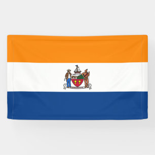 Flagge Albaniens (New York) Banner