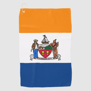 Flagge Albaniens, New York Golfhandtuch