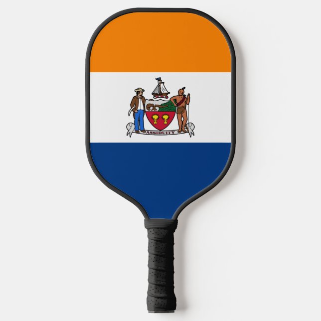 Flagge Albaniens, New York Pickleball Schläger (Vorderseite)