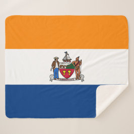 Flagge Albaniens (New York) Sherpadecke