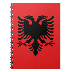 Flagge Albaniens Notizblock
