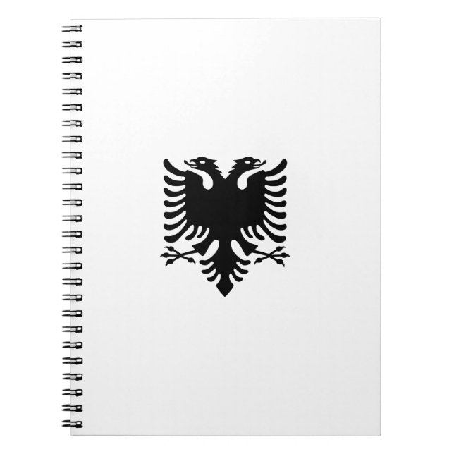 Flagge Albaniens Notizblock (Vorderseite)