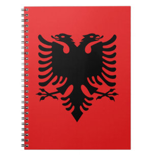 Flagge Albaniens Notizblock