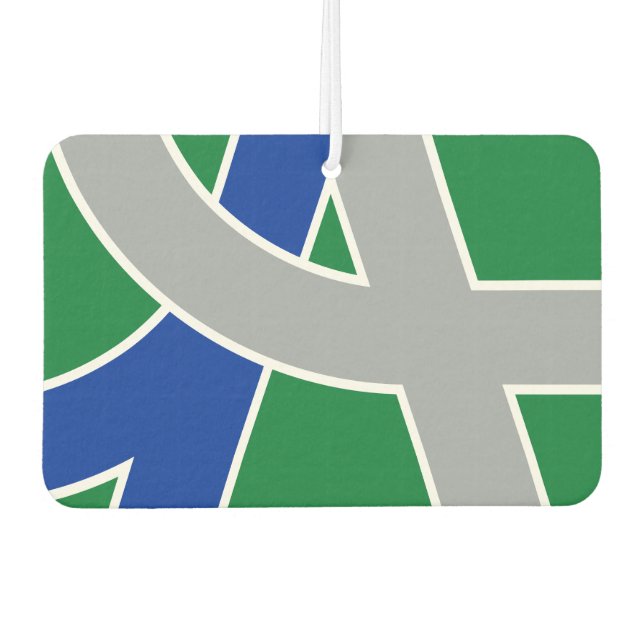 Flagge Albaniens, Oregon Autolufterfrischer (Vorderseite)