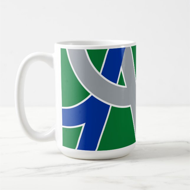 Flagge Albaniens, Oregon Kaffeetasse (Links)