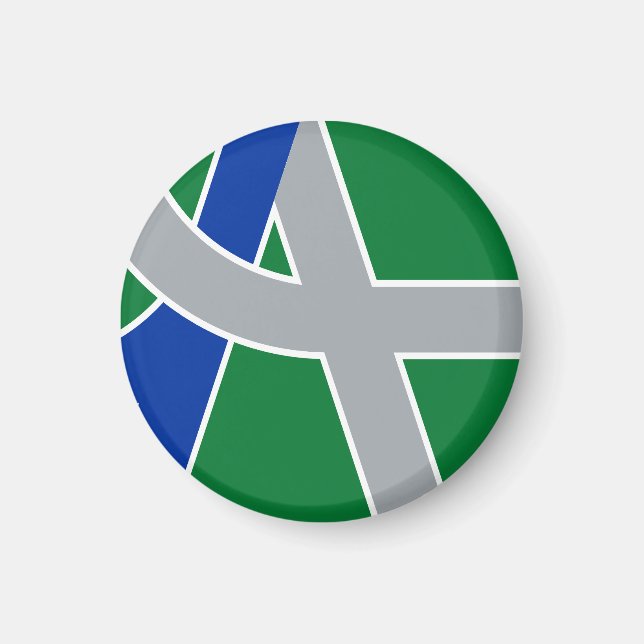 Flagge Albaniens, Oregon Magnet (Vorne)