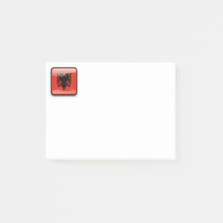 Flagge Albaniens Post-it Klebezettel