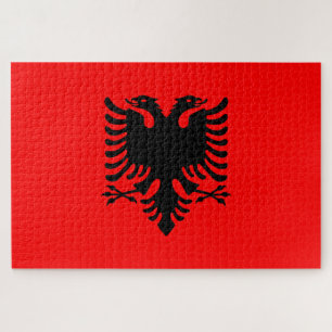 Flagge Albaniens Puzzle