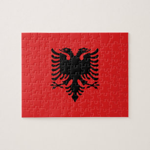 Flagge Albaniens Puzzle