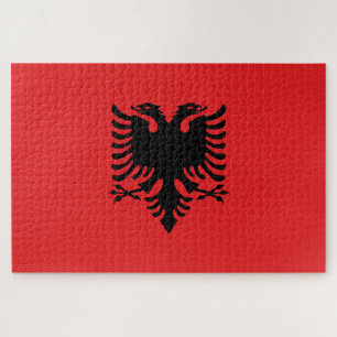 Flagge Albaniens Puzzle