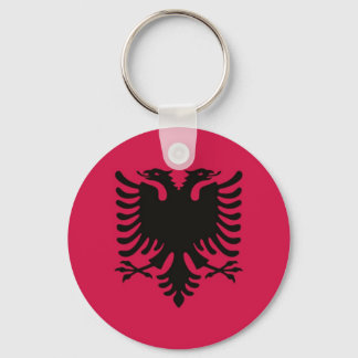 Flagge Albaniens Schlüsselanhänger