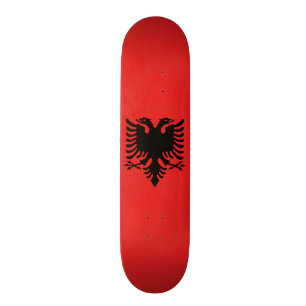 Flagge Albaniens Skateboard