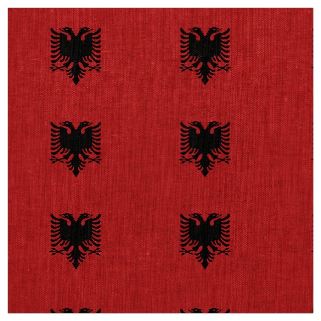 Flagge Albaniens Stoff (Muster)