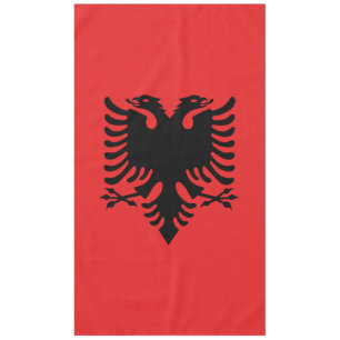 Flagge Albaniens Tischdecke