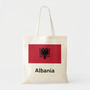 Flagge Albaniens Tragetasche