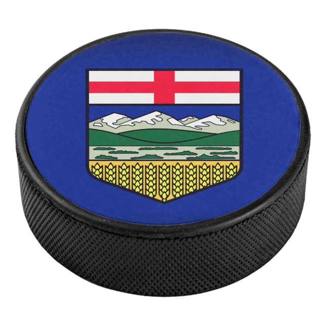 Flagge Alberta - KANADA Eishockey Puck (3/4)