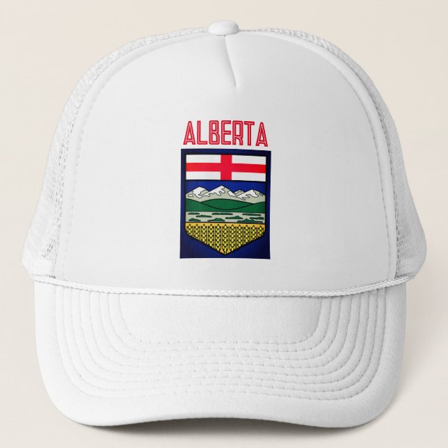 Flagge Alberta - KANADA Truckerkappe (Vorderseite)