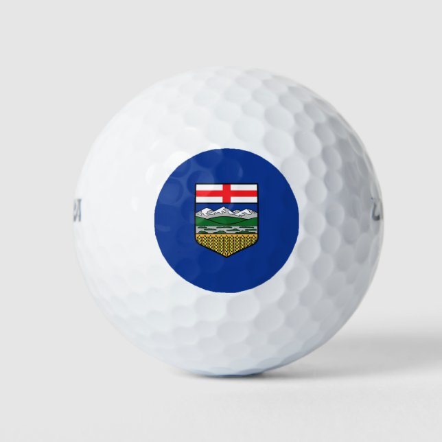 Flagge Albertas Golfball (Vorderseite)