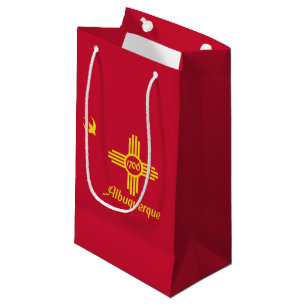 Flagge Albuquerque, New Mexico Small Gift Bag Kleine Geschenktüte
