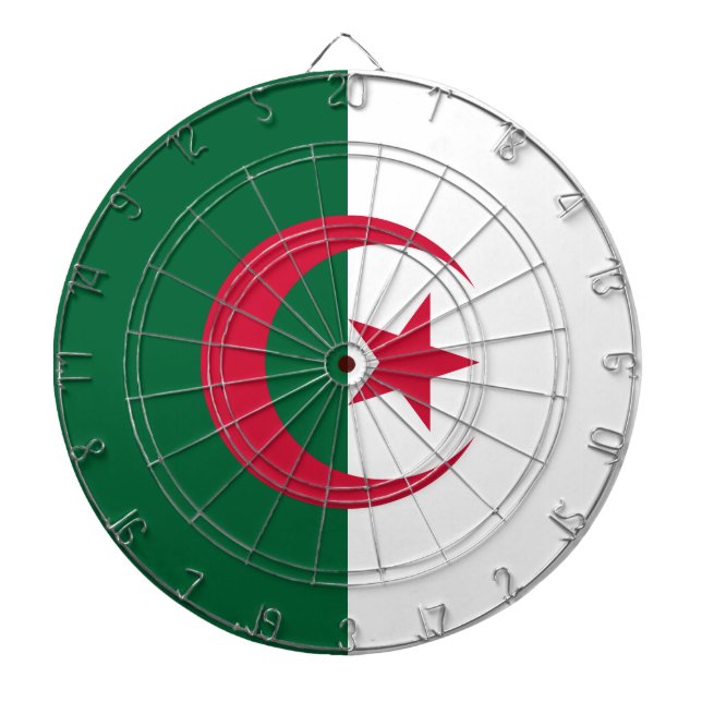 Flagge Algerien Dartscheibe (vorne)