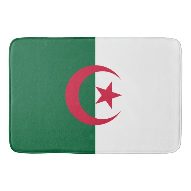 Flagge Algeriens Badematte (Vorderseite)