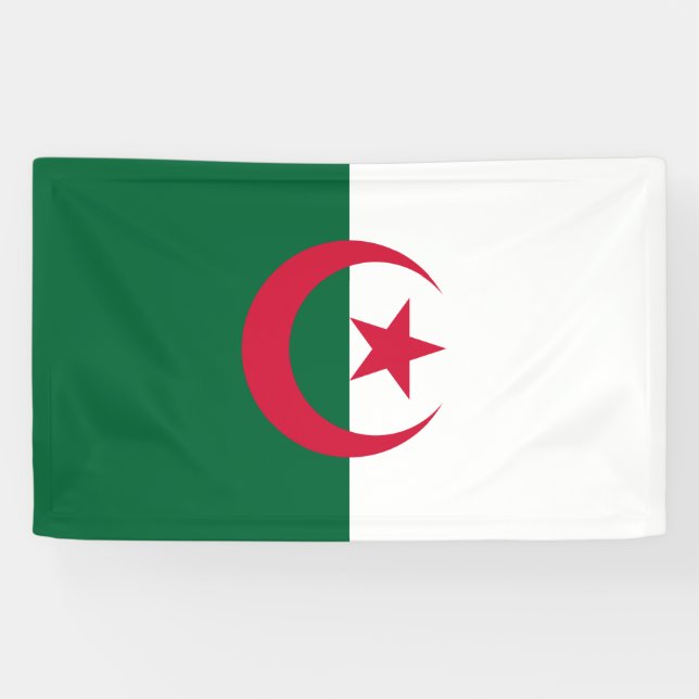 Flagge Algeriens Banner (Horizontal)