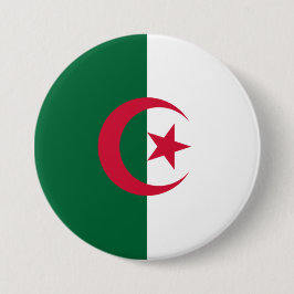 Flagge Algeriens Button