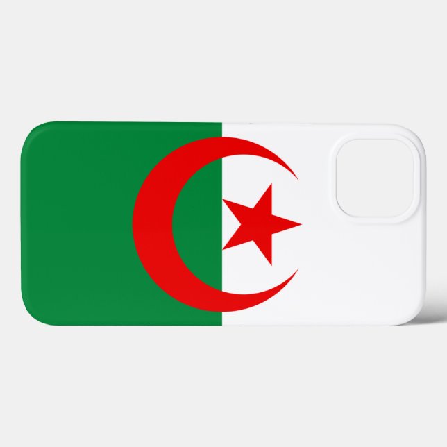Flagge Algeriens Case-Mate iPhone Hülle (Rückseite (Horizontal))