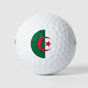 Flagge Algeriens Golfball