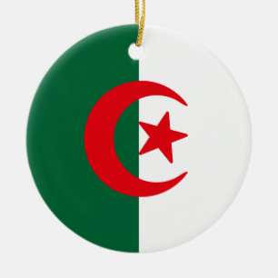 Flagge Algeriens Keramik Ornament