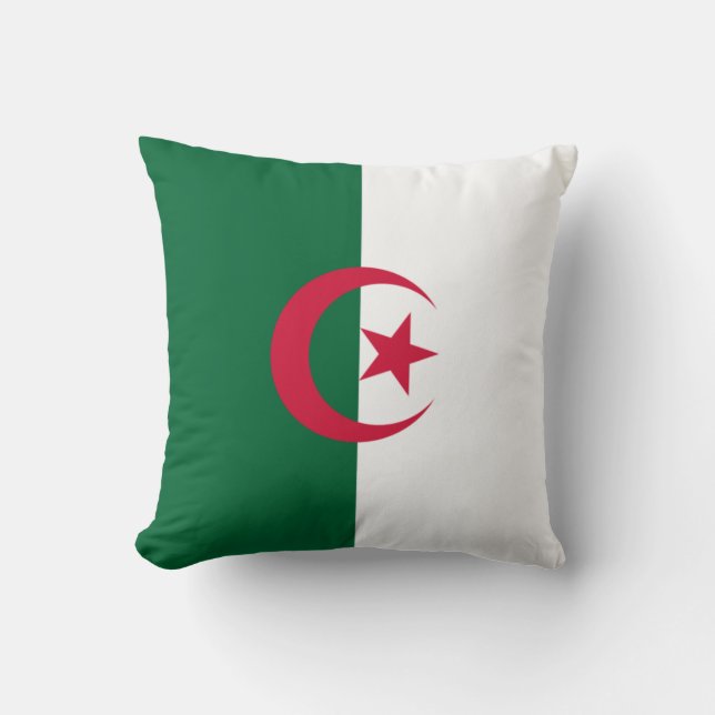 Flagge Algeriens Kissen (Vorderseite)