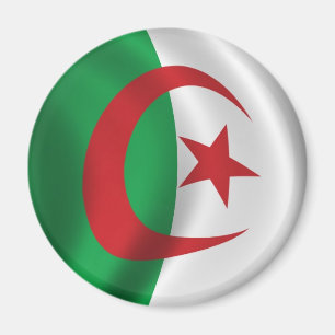Flagge Algeriens Magnet