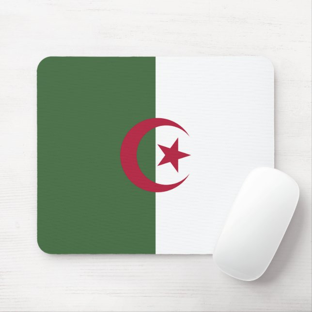 Flagge Algeriens Mousepad (Mit Mouse)