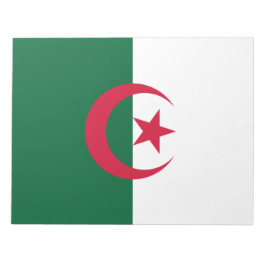 Flagge Algeriens Notizblock