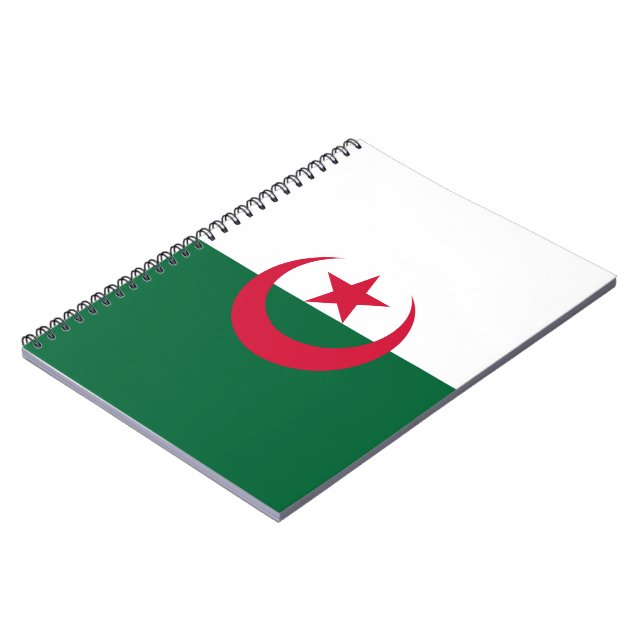 Flagge Algeriens Notizblock (Linke Seite)
