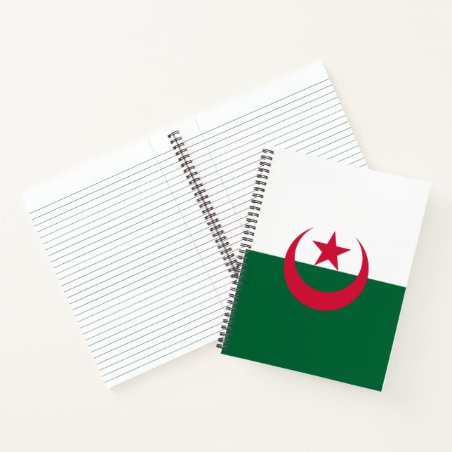 Flagge Algeriens Notizbuch (Innenseite)