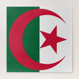 Flagge Algeriens Puzzle