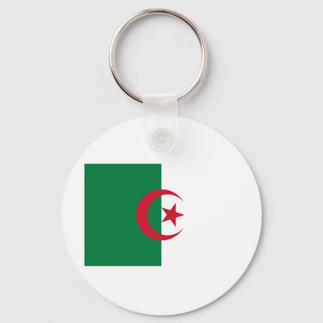Flagge Algeriens Schlüsselanhänger (Vorderseite)