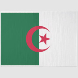 Flagge Algeriens Seidenpapier