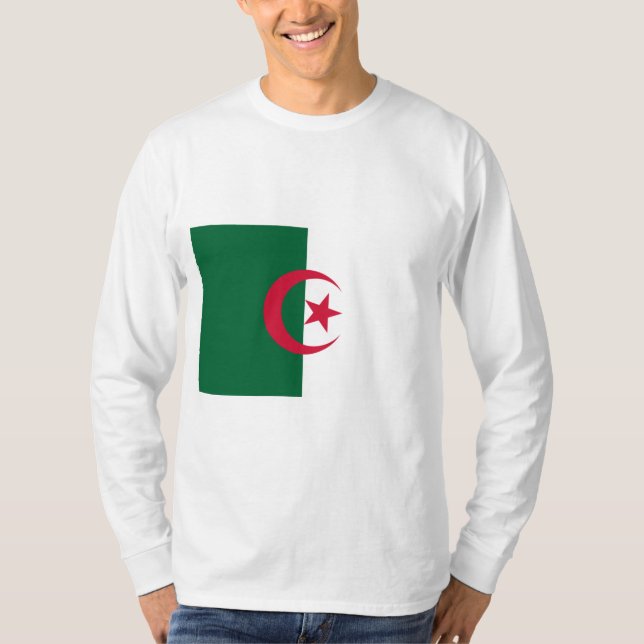 Flagge Algeriens T-Shirt (Vorderseite)
