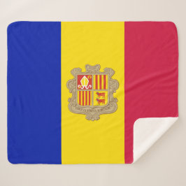 Flagge Andorras Sherpadecke