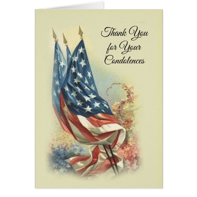 Flagge-Anerkennungs-Beileid dankt Ihnen (Vorne)