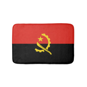 Flagge Angolas Badematte