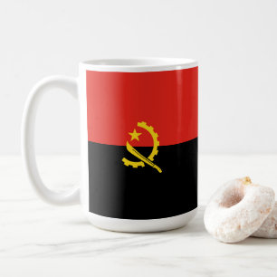 Flagge Angolas Kaffeetasse