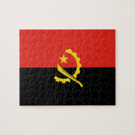 Flagge Angolas Puzzle