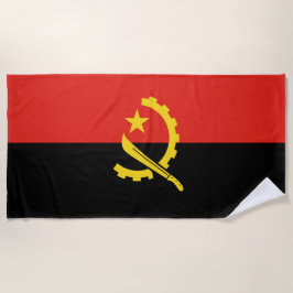 Flagge Angolas Strandtuch