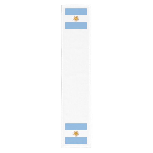 Flagge: Argentinien Kurzer Tischläufer (Vorderseite)