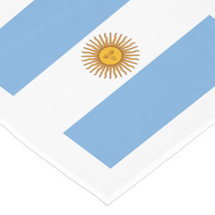 Flagge: Argentinien Kurzer Tischläufer
