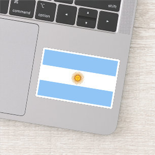 Flagge Argentiniens Aufkleber